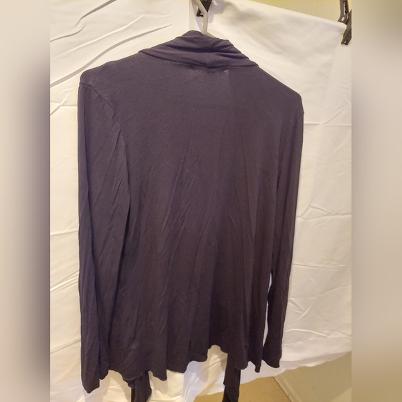 Urban CoCo Women's XXL Black Long Sleeve Cardigan - Picture 6 of 7